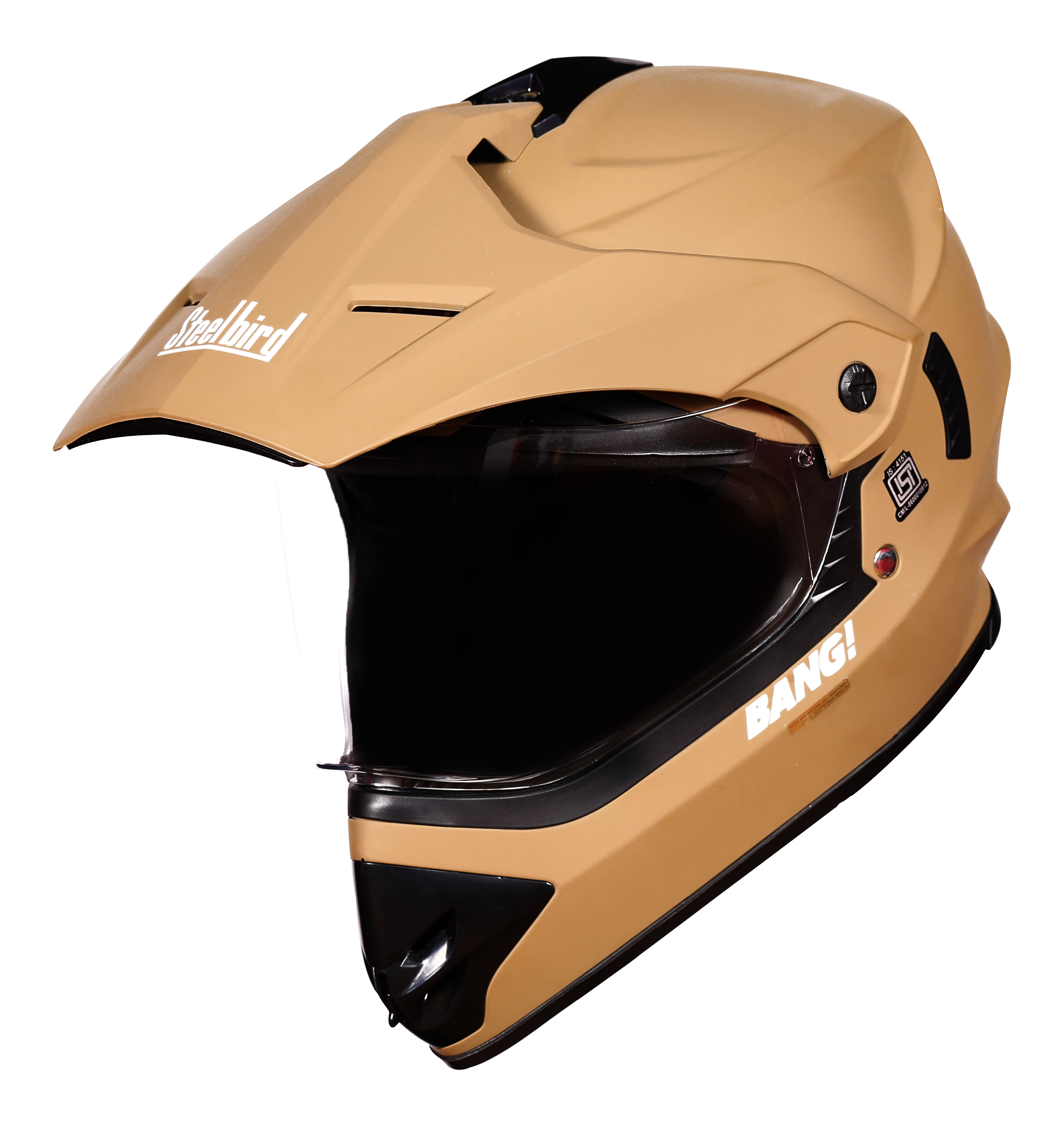 SB-42 Bang Single Visor Mat Desert Storm